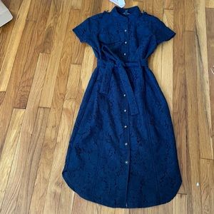 Navy lace Banana Republic Dress